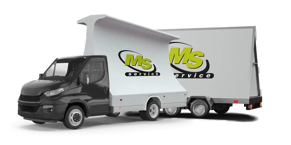 Camion vela MS Service a Brescia